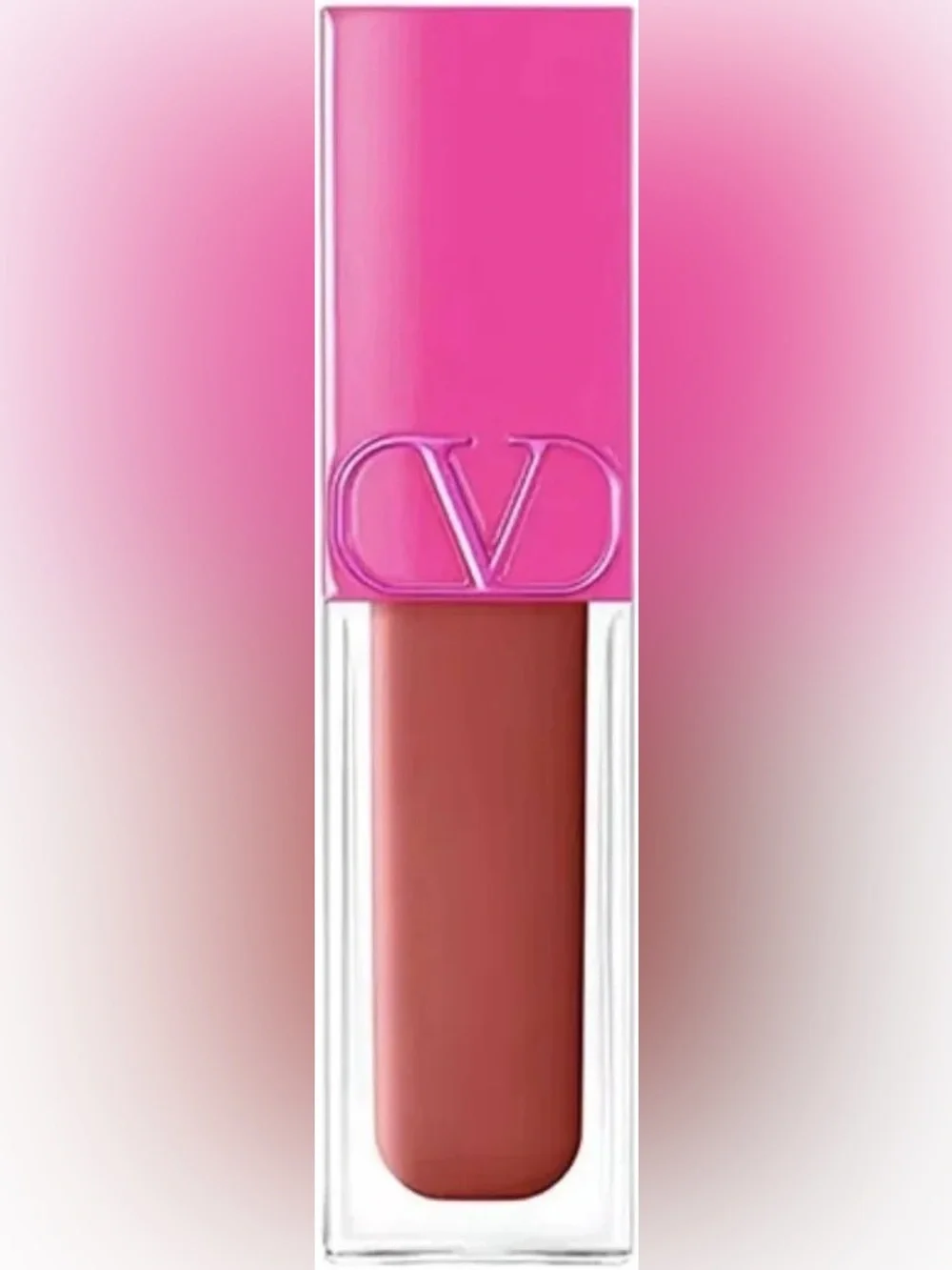 Valentino NIB Puffer Gloss 140R Chilli Cherie Plumping Hybrid Lip Gloss/oil
